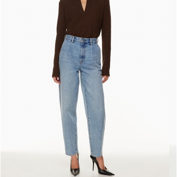 Aritzia Denim Forum The Luanne High Rise Tapered 30L Jeans 29 - Picture 1 of 16